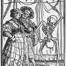 La noble dama en la Danza de la muerte - Hans Holbein