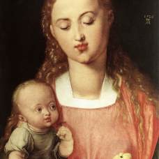 Madonna con el niño - Albrecht Durer