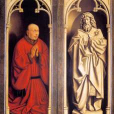 Políptico de Gante (Donante y San Juan Bautista) - Jan van Eyck