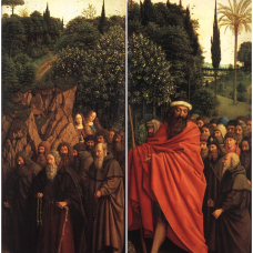 Políptico de Gante (Los Ermitaños y Los Peregrinos) - Jan van Eyck