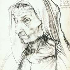 Retrato de la madre del artista - Albrecht Durer