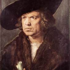 Retrato de un hombre con sombrero - Albrecht Durer