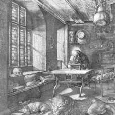 San Jerónimo en su estudio - Albrecht Durer