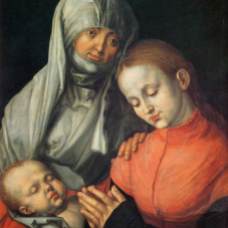 Santa Ana con la Virgen y el Niño - Albrecht Durer